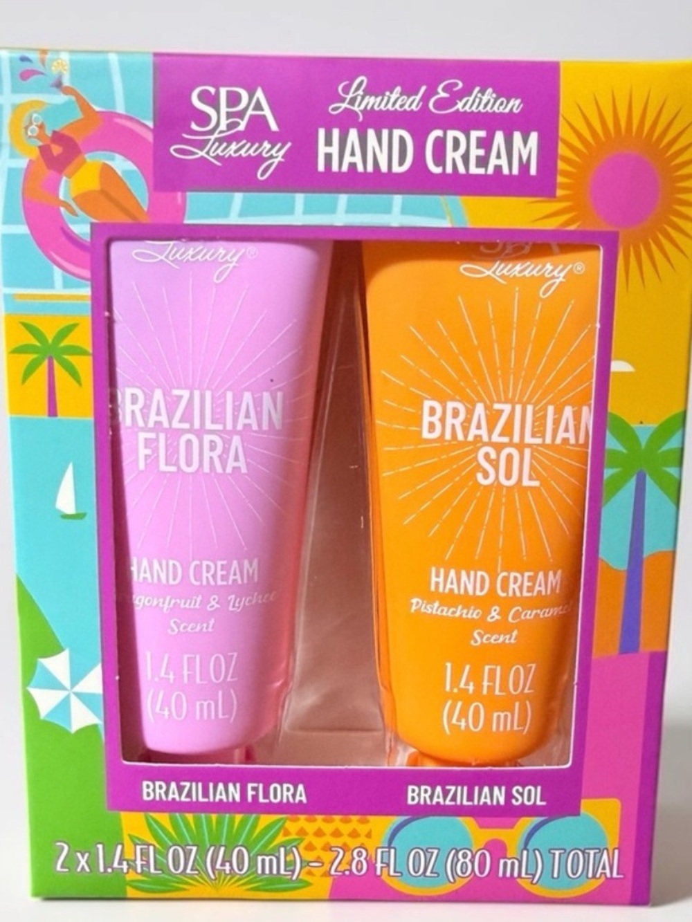 SPA Luxury Brazilian Flora & Brazilian Sol Hand Cream Duo